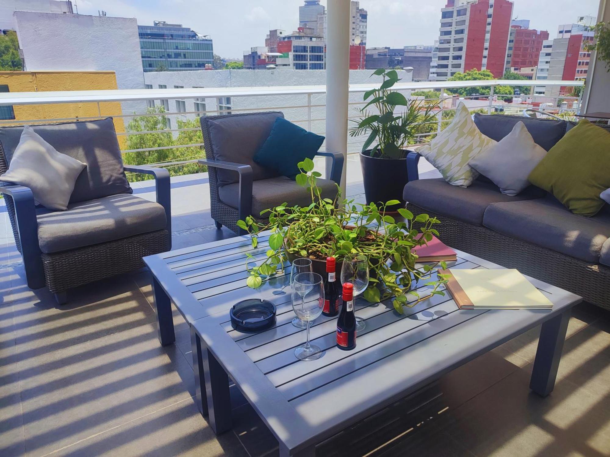 Lombardo Suites Mexico-stad Buitenkant foto